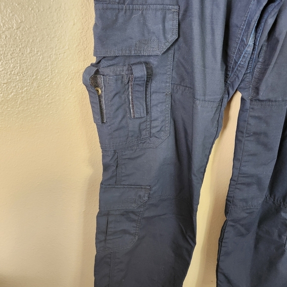 5.11 Tactical Womens Dark Navy Taclite EMS Ripstop Straight Leg Pants-Size 16 - Picture 2 of 12
